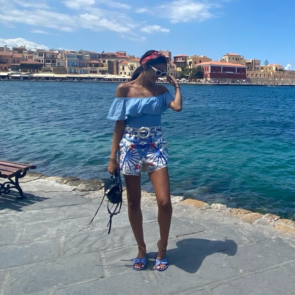 Farm Rio Jungle Chic Belted Shorts Size XS - Picture 4 of 4